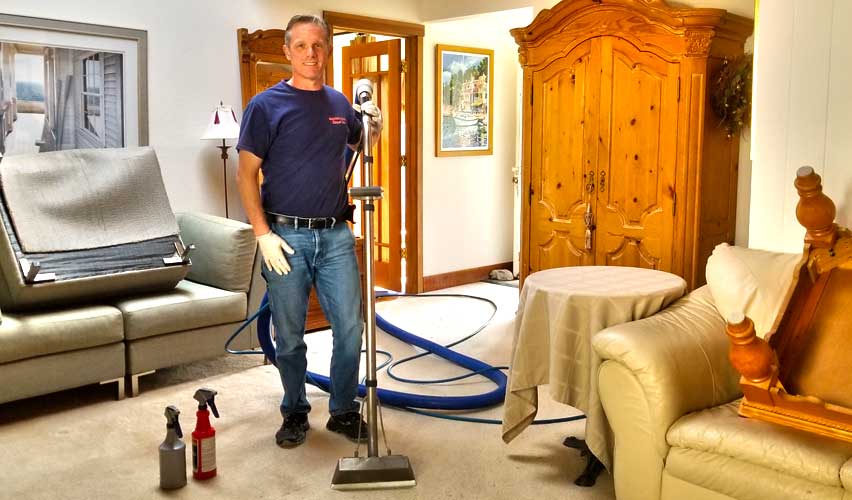 Chris Larsen, owner at Sonoma County Carpet Care in Santa Rosa, CA.